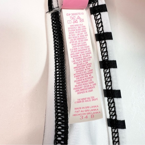 Victoria’s Secret Wrap Halter Bikini Top & Classic Hipster Bottoms Set 34B/Small - Picture 8 of 14